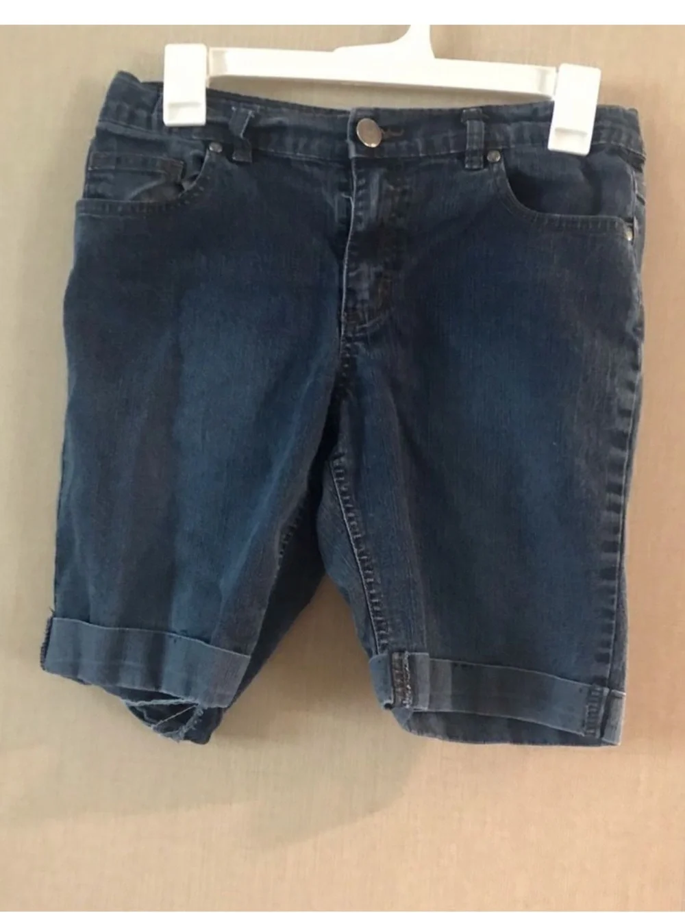 Circo Gray Kids' Denim Roll-Cuff Shorts